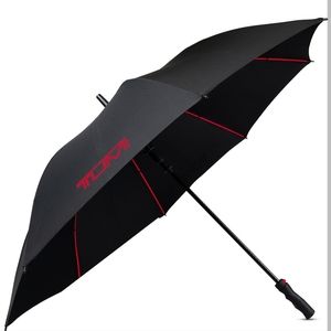 Tumi Black and Red Umbrella